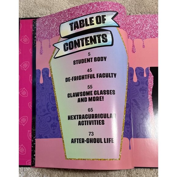 Monster High Fearbook Hardcover 2024 - Picture 6 of 13